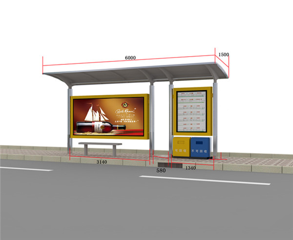 可按需定做公交站台的厂家
