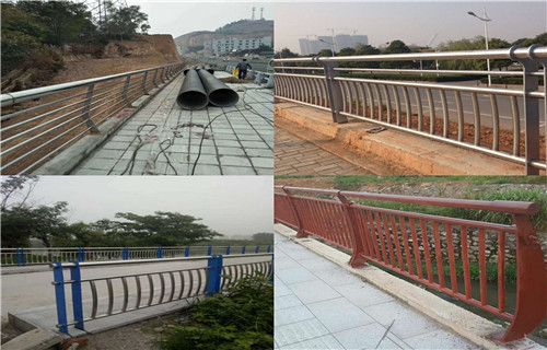 桥梁复合管防撞护栏厂家直销鑫海达护栏厂品质服务