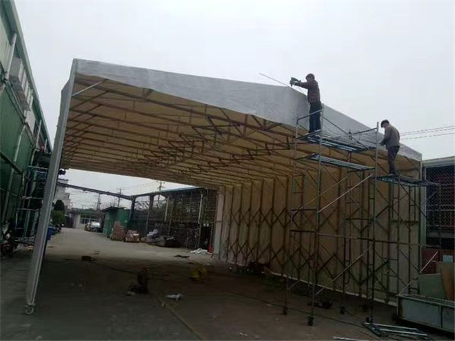 上海松江推拉棚评测 上海长宁区可移动的雨棚 供应商