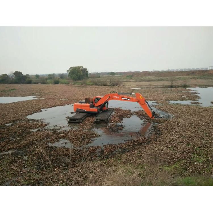 河南省安阳市水陆两用挖机租赁河道清淤