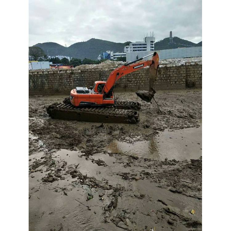 河南省商丘市水陆两用挖掘机租赁优质