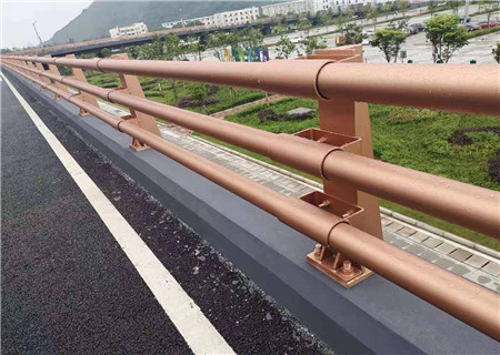 厂家生产复合管桥梁栏杆静电喷塑防撞立柱免费制作效果图好产品价格低